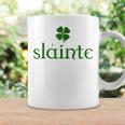 Slainte Lucky Shamrock St Patricks Day Matching Coffee Mug Gifts ideas