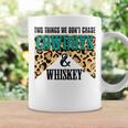 Two Things We Dont Chase Cowboys And Whiskey Leopard Retro Coffee Mug Gifts ideas