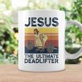 Vintage Jesus The Ultimate Deadlifter Funny Christian Gym Coffee Mug Gifts ideas