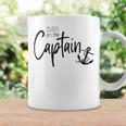 Womens Funny Captain Wife Dibs On The Captain Coffee Mug Gifts ideas
