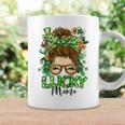 Womens One Lucky Mama St Patricks Day Mom Mother Shamrock Coffee Mug Gifts ideas