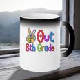 Peace Out 8Th Grade Last Day Of School Eighth Grade Grad Coffee Color Changing Mug Peace Out 8Th Grade Last Day Of School Eighth Grade Grad Coffee Color Changing Mug