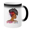 Black Woman Dope Mom Life African American Mothers Day Coffee Color Changing Mug