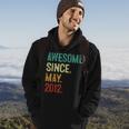 11 Years Old Awesome Since May 2012 11Th Birthday Hoodie Lifestyle