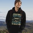 16Th Birthday Gifts Vintage Legends Born In 2007 16 Year Old Hoodie Lifestyle