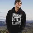 1993 Straight Outta My Thirties 30Th Birthday Gifts 30 Years Hoodie Lifestyle