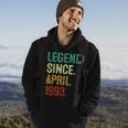 30 Years Old Legend Since April 1993 30Th Birthday Hoodie Lifestyle