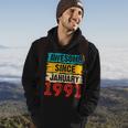 32 Year Old Awesome Since Januar 1991 32 Geburtstag Geschenke Hoodie Lebensstil