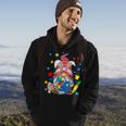 Accept Understand Love Gnome Easter Day Autism Awareness Hoodie Lifestyle