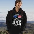 All American Dad 4Th Of July Fathers Day Men Daddy Papa Gift For Mens Hoodie Lifestyle