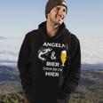 Angeln Und Bier Darum Bin Ich Hier Hoodie Lebensstil