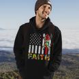 Autism Awareness Faith Cross Autistic Usa Flag For Dad Mens Hoodie Lifestyle
