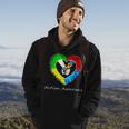 Autism Awareness Hands In Heart Puzzle Pieces Hoodie Lifestyle