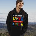 Autism Brother A Brothers Love Is Stronger Than Autism Hoodie Lifestyle