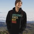 Awesome Since May 1983 40 Years Old Gifts 40Th Birthday Gift Hoodie Lifestyle