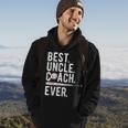 Baseball Best Uncle Coach Ever Proud Dad Daddy Fathers Day Gift For Mens Hoodie Lifestyle