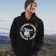 Bass Guitar Slapping Strings Knowing Things For Bassist Hoodie Lifestyle