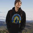 Be Kind Rainbow World Down Syndrome Awareness Hoodie Lifestyle
