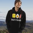 Best Friends Egg Bacon Toast Hoodie Lifestyle