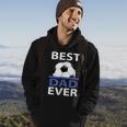 Best Soccer Dad Ever With Soccer Ball Gift For Mens Hoodie Lifestyle