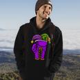 Boxing Sports Lover Mardi Gras Carnival Party Jester Hoodie Lifestyle