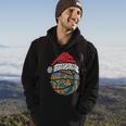 Christmas Basketball Ball Santa Hat Xmas Sport Polka Dot Day V7 Men Hoodie Lifestyle