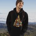 Christmas Library Tree For Librarian And Book Lover Men Hoodie Lifestyle