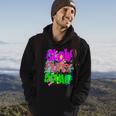Cool Glow Party Squad Funny Colorful Glow Party Quote Hoodie Lifestyle