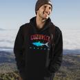 Cozumel Mexico Shark Scuba Diver Snorkel Diving Spring Break Men Hoodie Lifestyle