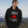 Crabbing - Funny Crab Hunter Todays Forecast Hoodie Lifestyle