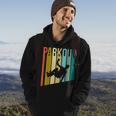 Cute Traceur Parkour Retro Traceur Freerunning Silhouette Hoodie Lifestyle