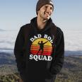 Dad Bod Squad Funny Posing Fathers Day Vintage Sunset 80S V2 Hoodie Lifestyle