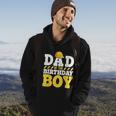 Dad Of The Birthday Boy Construction Birthday Party Hat Men Hoodie Lifestyle