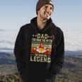 Dad The Man The Myth The Bowling Legend Bowling Game Bowlers Hoodie Lifestyle