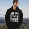 Do Not Disturb Grandpa Is Resting His EyesGift Gift For Mens Hoodie Lifestyle