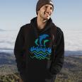 Dolphins In The Sea Hoodie Lifestyle