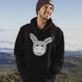 Drolliger Esel Langarm Hoodie für Esel-Liebhaber, Herren Damen Kinder Lebensstil