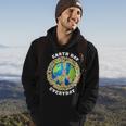Earth Day Everyday Peace Symbol Environmental Earth Day Hoodie Lifestyle