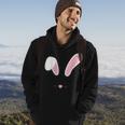 Easter Bunny Rabbit Happy Easter Day Egg Print Cute Hoodie Lifestyle