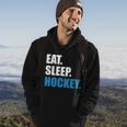 Eat Sleep Hockey V2 Hoodie Lifestyle