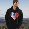 Faith Family Freedom Heart - 4Th Of July Patriotic Flag Hoodie Lifestyle