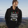 Ferrier Name Gift Christmas Crew Ferrier Hoodie Lifestyle