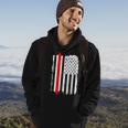 Firefighter Thin Red Line Amercian Flag | Usa Hoodie Lifestyle