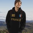 France Jersey Number Ten Soccer French Flag Futebol Fans V2 Hoodie Lifestyle