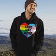 Free Dad HugsPride Gift Lgbt Rainbow Flag Family Gift For Mens Hoodie Lifestyle