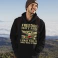 Freedom Isnt Free I Paid For It - Proud World War 2 Veteran Men Hoodie Graphic Print Hooded Sweatshirt Lifestyle