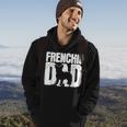 Frenchie French Bulldog Dad Father Papa Fathers Day Gift Hoodie Lifestyle