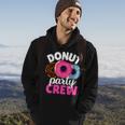 Funny Donut Party Crew Family Girl Birthday Dad Mom Squad Hoodie Lifestyle