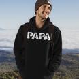 Funny Fathers Day Gift For Dad - Papa Body Builder Gift Hoodie Lifestyle