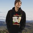 Funny Its A Bad Day To Be An Egg Nog Family Christmas Pajama Men Hoodie Graphic Print Hooded Sweatshirt Lifestyle